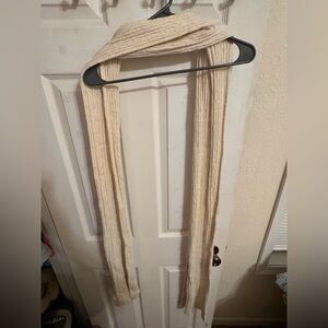 American Eagle Outfitters Cream Scarf
